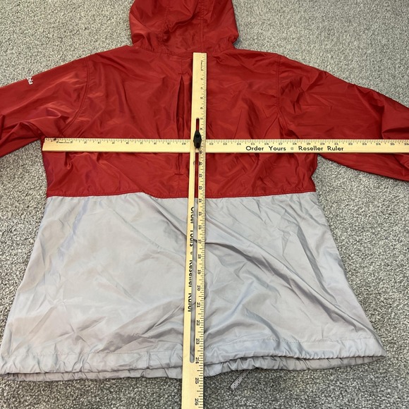 Arkansas Razorbacks Jacket Mens Medium Red Gray NCAA College Football Columbia - Picture 13 of 15